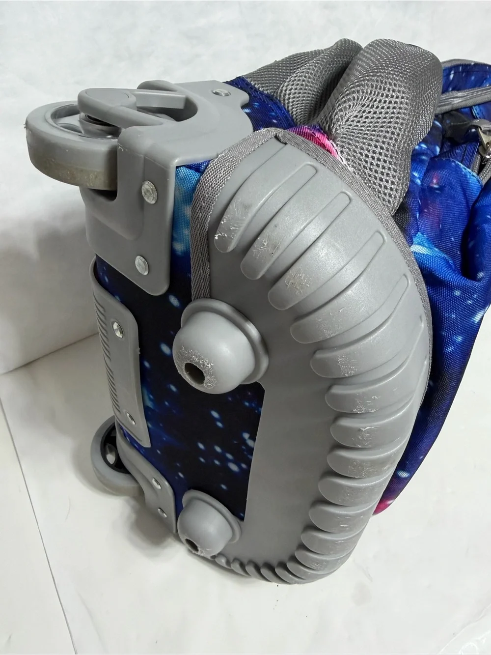 Tilami Deep Blue Galaxy Rolling Backpack 19 inch - pre owned condition
